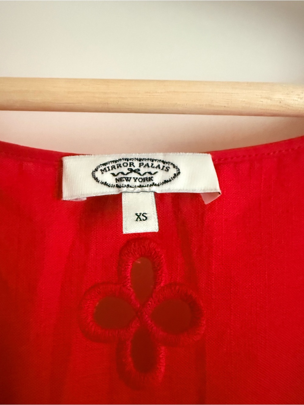 Mirror Palais Maria Linen Red Mini dress - Picture 4 of 6